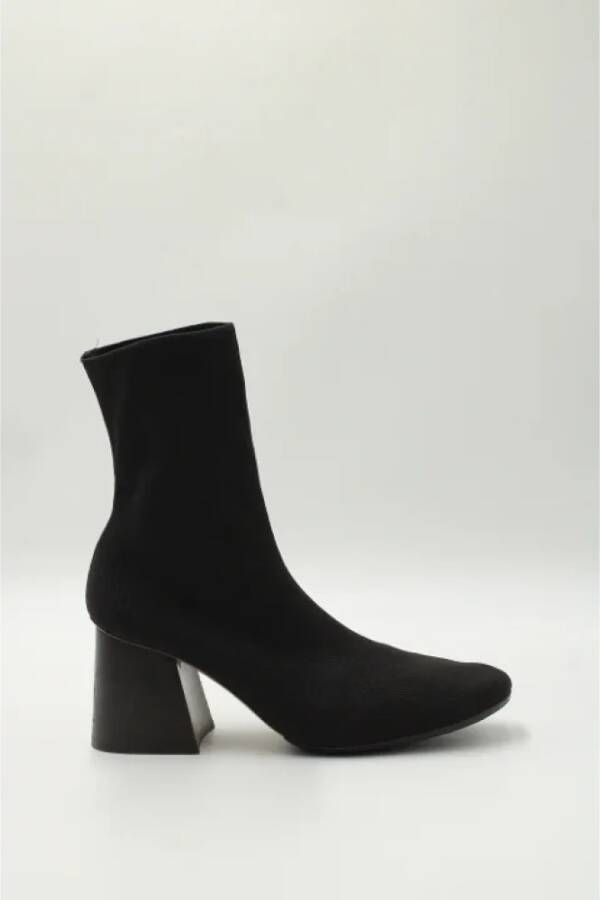 Celine Vintage Pre-owned Fabric boots Black Dames
