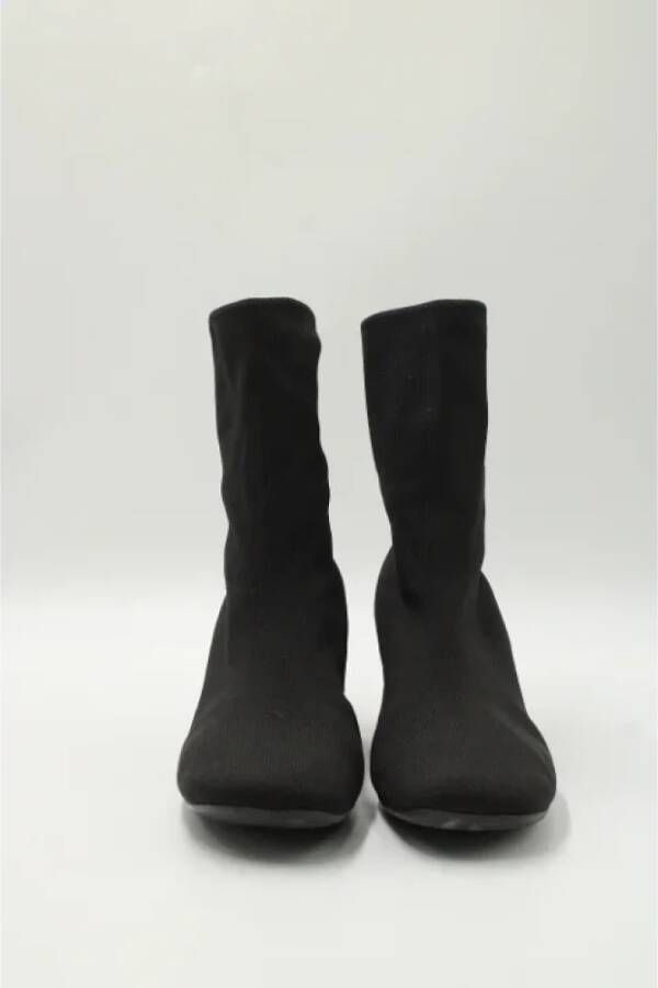 Celine Vintage Pre-owned Fabric boots Black Dames