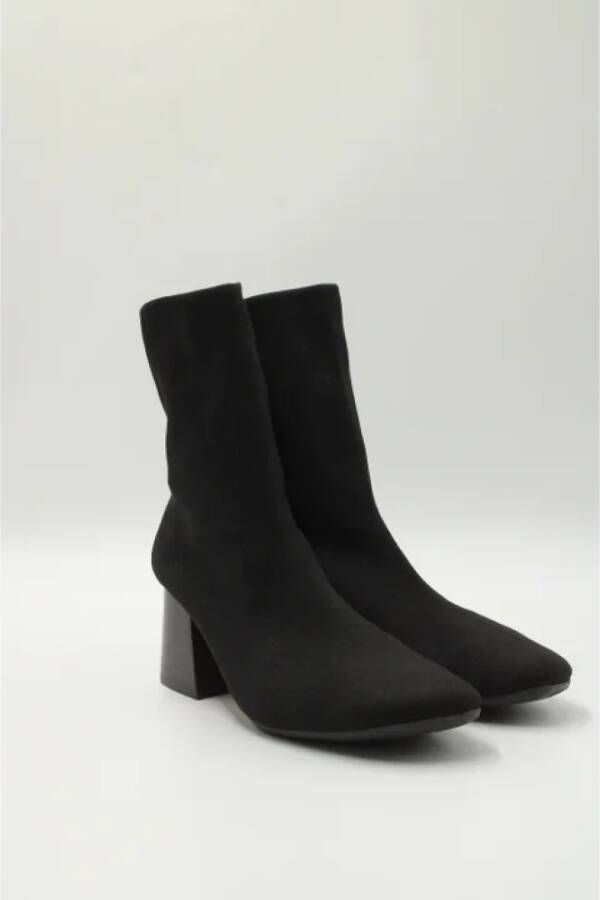 Celine Vintage Pre-owned Fabric boots Black Dames