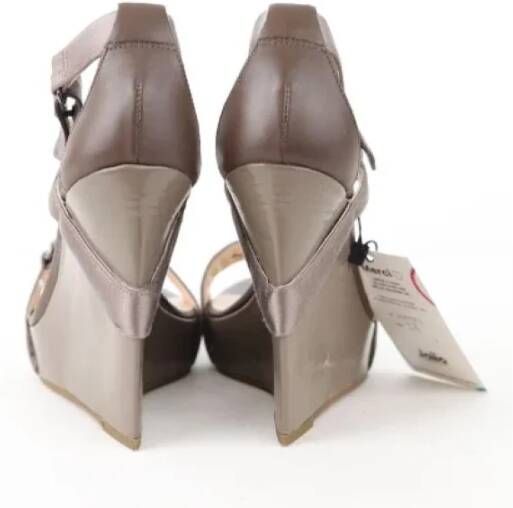 Celine Vintage Pre-owned Fabric heels Brown Dames