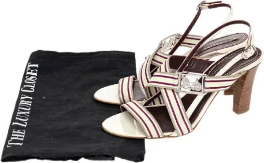 Celine Vintage Pre-owned Fabric sandals Multicolor Dames