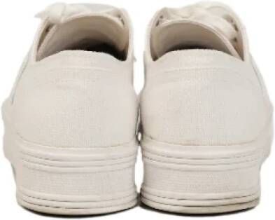 Celine Vintage Pre-owned Fabric sneakers White Dames