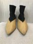 Celine Vintage Pre-owned Leather boots Beige Dames - Thumbnail 3