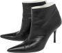 Celine Vintage Pre-owned Leather boots Black Dames - Thumbnail 3