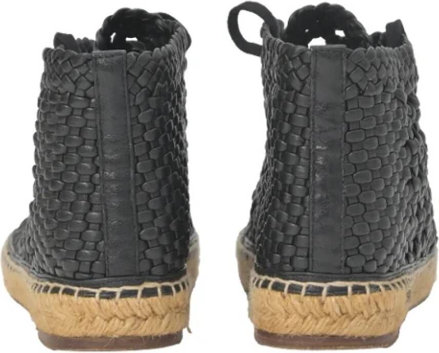Celine Vintage Pre-owned Leather boots Black Dames