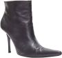 Celine Vintage Pre-owned Leather boots Black Dames - Thumbnail 2