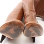 Celine Vintage Pre-owned Leather boots Brown Dames - Thumbnail 7