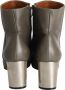 Celine Vintage Pre-owned Leather boots Gray Dames - Thumbnail 4