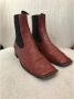 Celine Vintage Pre-owned Leather boots Red Dames - Thumbnail 3