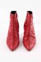 Celine Vintage Pre-owned Leather boots Red Dames - Thumbnail 2