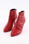 Celine Vintage Pre-owned Leather boots Red Dames - Thumbnail 3