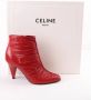 Celine Vintage Pre-owned Leather boots Red Dames - Thumbnail 6