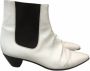 Celine Vintage Pre-owned Leather boots White Dames - Thumbnail 2