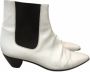 Celine Vintage Pre-owned Leather boots White Dames - Thumbnail 9