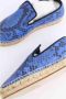 Celine Vintage Pre-owned Leather espadrilles Blue Dames - Thumbnail 4