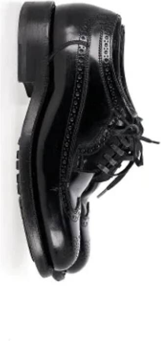 Celine Vintage Pre-owned Leather flats Black Dames