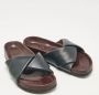 Celine Vintage Pre-owned Leather flats Blue Dames - Thumbnail 4