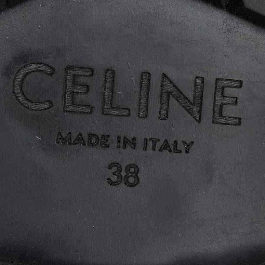 Celine Vintage Pre-owned Leather flats Brown Dames