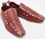 Celine Vintage Pre-owned Leather flats Red Dames - Thumbnail 4