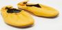 Celine Vintage Pre-owned Leather flats Yellow Dames - Thumbnail 4