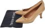 Celine Vintage Pre-owned Leather heels Beige Dames - Thumbnail 7