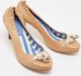 Celine Vintage Pre-owned Leather heels Beige Dames - Thumbnail 4