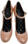 Celine Vintage Pre-owned Leather heels Beige Dames - Thumbnail 2