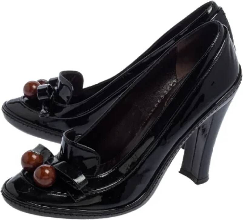 Celine Vintage Pre-owned Leather heels Black Dames