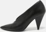 Celine Vintage Pre-owned Leather heels Black Dames - Thumbnail 2
