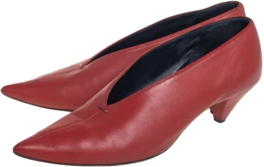 Celine Vintage Pre-owned Leather heels Brown Dames