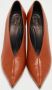 Celine Vintage Pre-owned Leather heels Brown Dames - Thumbnail 2