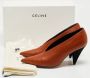 Celine Vintage Pre-owned Leather heels Brown Dames - Thumbnail 8