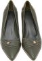 Celine Vintage Pre-owned Leather heels Green Dames - Thumbnail 2