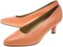 Celine Vintage Pre-owned Leather heels Pink Dames - Thumbnail 4