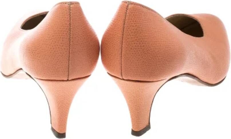 Celine Vintage Pre-owned Leather heels Pink Dames