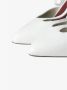 Celine Vintage Pre-owned Leather mules White Dames - Thumbnail 6