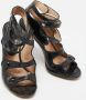 Celine Vintage Pre-owned Leather sandals Black Dames - Thumbnail 4