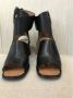 Celine Vintage Pre-owned Leather sandals Black Dames - Thumbnail 2