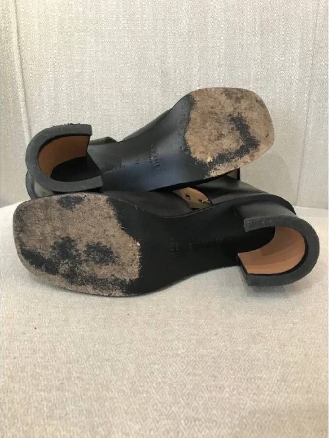 Celine Vintage Pre-owned Leather sandals Black Dames