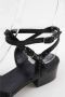 Celine Vintage Pre-owned Leather sandals Black Dames - Thumbnail 4
