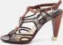 Celine Vintage Pre-owned Leather sandals Brown Dames - Thumbnail 2