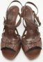 Celine Vintage Pre-owned Leather sandals Brown Dames - Thumbnail 2