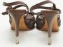 Celine Vintage Pre-owned Leather sandals Brown Dames - Thumbnail 4