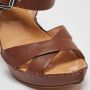 Celine Vintage Pre-owned Leather sandals Brown Dames - Thumbnail 7