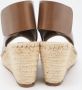 Celine Vintage Pre-owned Leather sandals Green Dames - Thumbnail 5