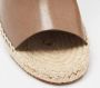 Celine Vintage Pre-owned Leather sandals Green Dames - Thumbnail 7