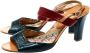 Celine Vintage Pre-owned Leather sandals Multicolor Dames - Thumbnail 3