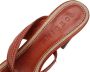 Celine Vintage Pre-owned Leather sandals Orange Dames - Thumbnail 6