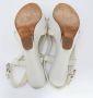 Celine Vintage Pre-owned Leather sandals White Dames - Thumbnail 6