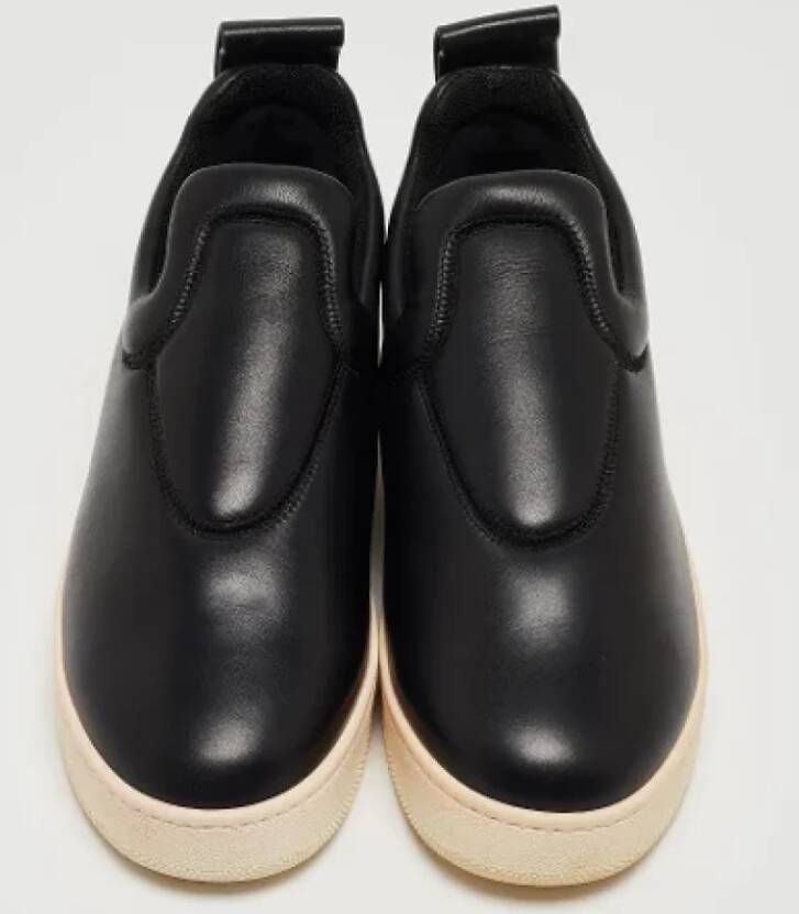 Celine Vintage Pre-owned Leather sneakers Black Dames